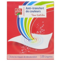 Anti-transfert de couleurs tous textiles 25 feuilles BF (11)