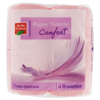 Papier WC confort 3 couches 4 rouleaux BF (24)