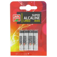 Pile alcaline LR03 AAA 4 pces BF (10)