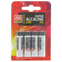 Pile alcaline LR6 AA 4 pces BF (20)