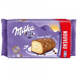 Milka Tender roll au lait 145 g. (22)