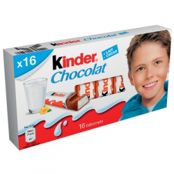 Kinder chocolat 16 pces 200 g. (10)