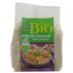 Riz basmati semi-complet Bio 500 g. BF (7) EPUISE
