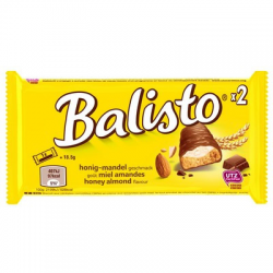 Balisto miel amandes 37 g. (20) VENDU CARTON COMPLET