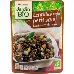 Lentilles petits salés Bio 250 g. Jardin Bio (6)