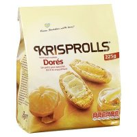 Krisprolls blond dorés 225 g. (15)