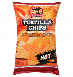 Tortilla chips goût piment 200 g. DF (22)