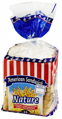 American sandwich nature 550 g. (10)