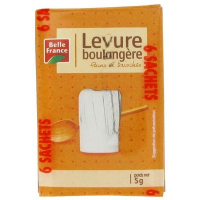Levure boulangère 6 x 5 g. BF (20)