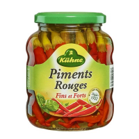 Piments rouges fins et forts 165 g. Kühne (10)