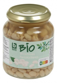 Haricots blancs natures bio bocal 400 g. Boni (12)