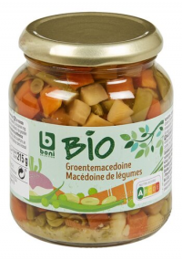 Macédoine de légumes bio bocal 340 g. Boni (12)