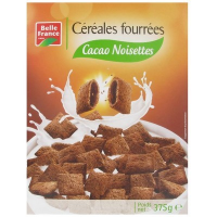 Céréales fourrées noisettes et chocolat 375 g. BF (8)