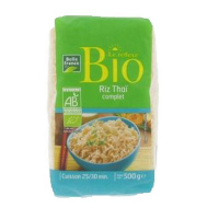 Riz long thaï semi-complet bio 500 g. BF EPUISE