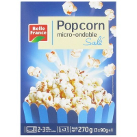 Popcorn salé micro-ondes 3 x 90 g. BF (8)