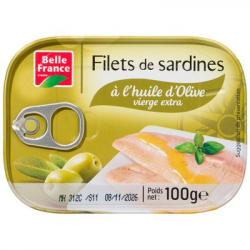 Filets de sardines à l'huile d'olive 100 g. BF (17)