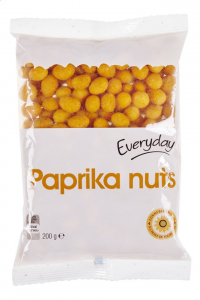 Cacahuètes enrobées paprika 200 g. ED (30)