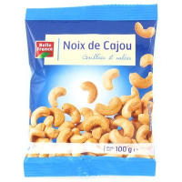 Noix de cajou grillées salées 100 g. BF (20)