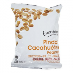 Cacahuetes grillees salees 250g ED (36)(