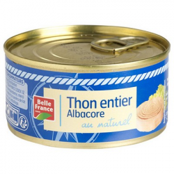 Thon entier abacore naturel 140g Bf (12)
