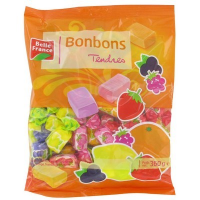 Bonbons tendres aux fruits sachet 360 g. BF (12)