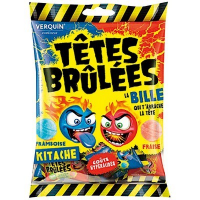 Tête brulée Paint billes framboise/fraise 135 g. (16)