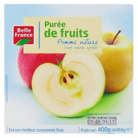 Purée de pomme sans sucre ajouté 4 x 100 g. BF (6) Epuis.