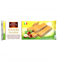 Gaufrettes fourrées crème noisette 250 g. (18)