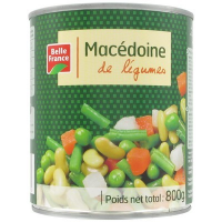 Macédoine de légumes 800 g. BF (12)
