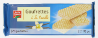 Gaufrettes fourrées vanille 175 g. BF (24)