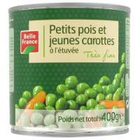 Pois carottes très fins 400 g. BF (12)