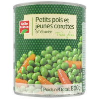 Pois carottes très fins 800 g. BF (12)