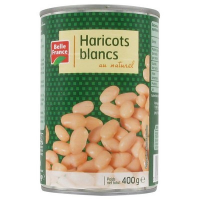 Haricots blancs au naturel 400 g. BF (12)