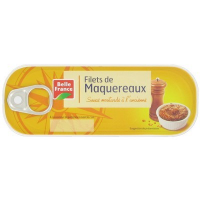 Filets de maquereaux moutarde 85 g. BF (12)