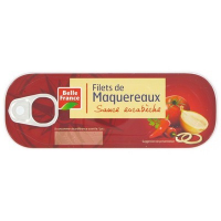 Filets de maquereaux sauce escabèche 85 g. BF (12)