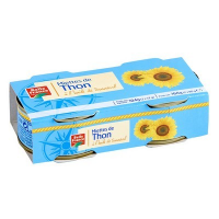 Miettes de thon à l'huile de tournesol 2 x 80 g. BF (12)