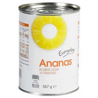 Ananas en tranches 567 g. ED (12)