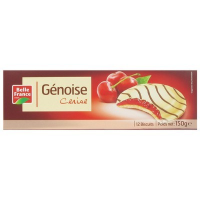 Génoise cerise/chocolat 150 g. BF (12)