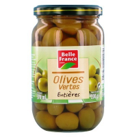 Olives vertes entières bocal 354 cl. BF (12)