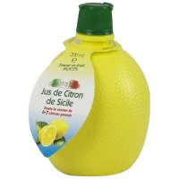 Jus de citron jaune de Sicile 200 ml. (12) EPUISE