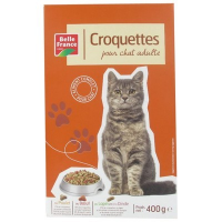 Croquettes pour chat poulet boîte 400 g. BF (20)